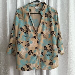 Joan Leslie(16)Desert Bloom Button-Up